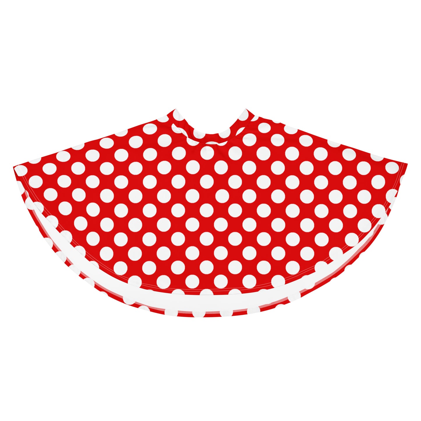 "Red and White Polka Dot" Skater Skirt