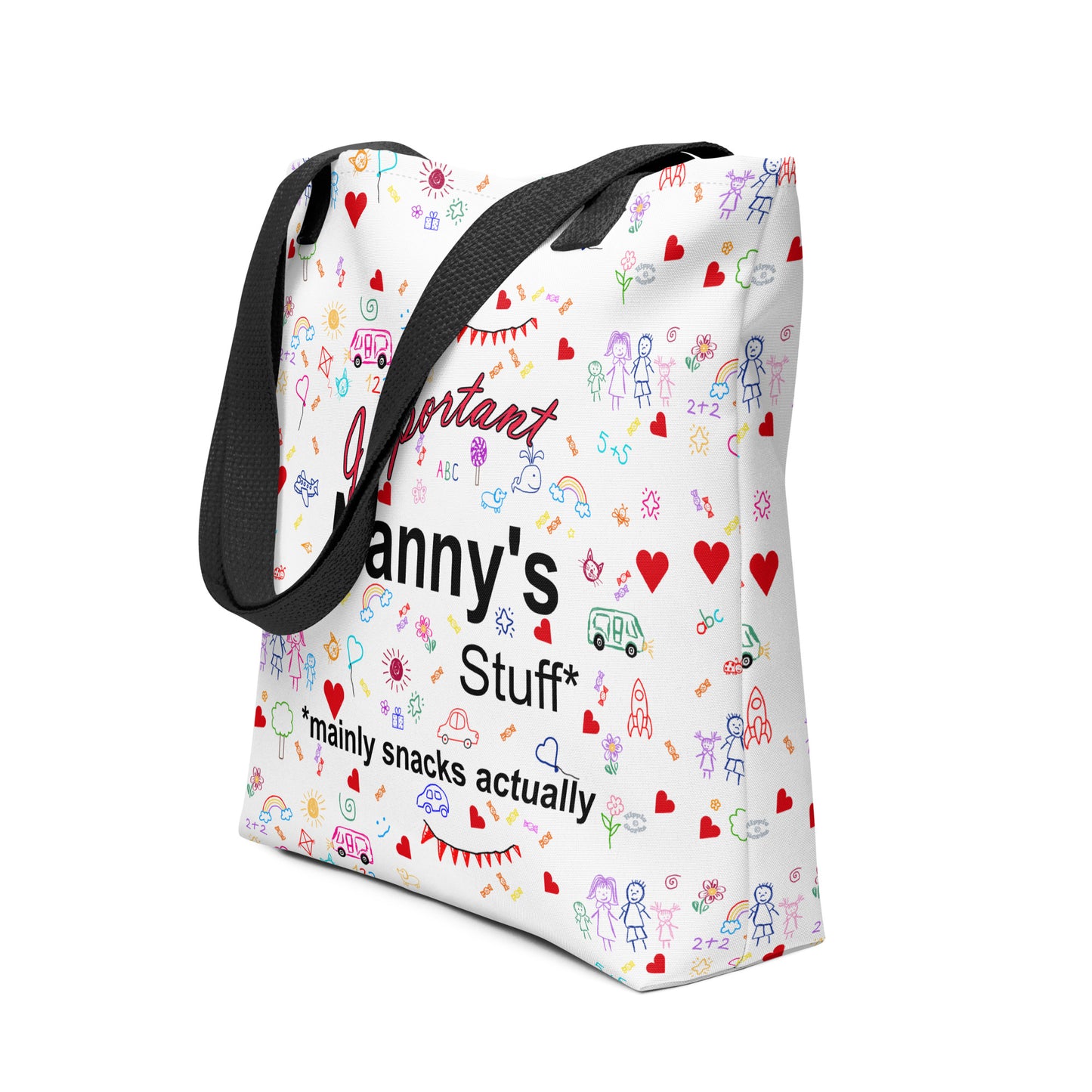 "Nanny's Stuff" Sketch Tote Bag