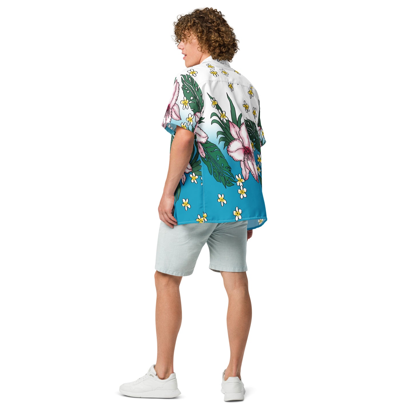 "Tropical Delight" Unisex Button Shirt