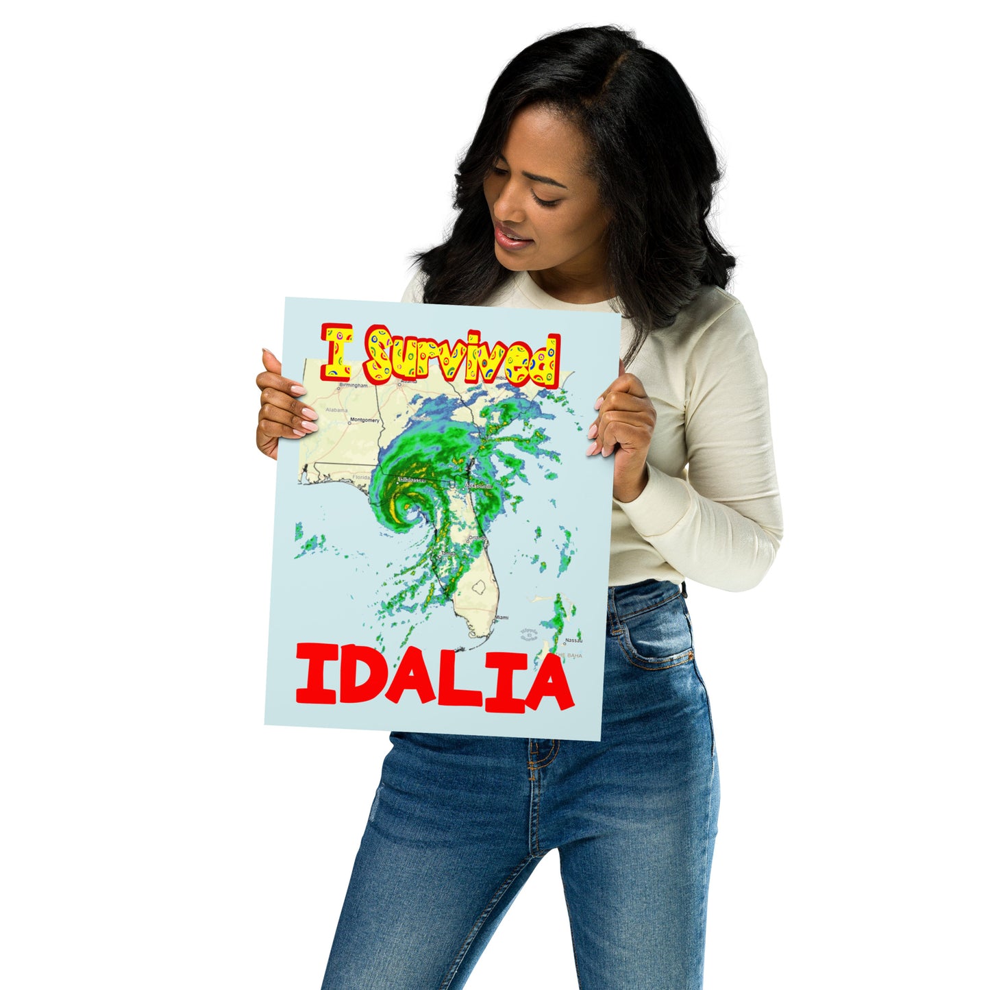 "I Survived Hurricane Idalia 2023" Poster