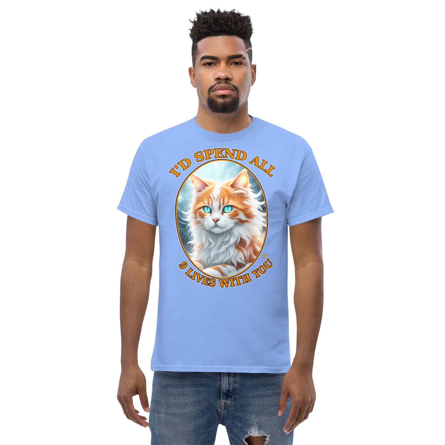 "I'd Spend All 9 Lives With You" Men's Classic Tee