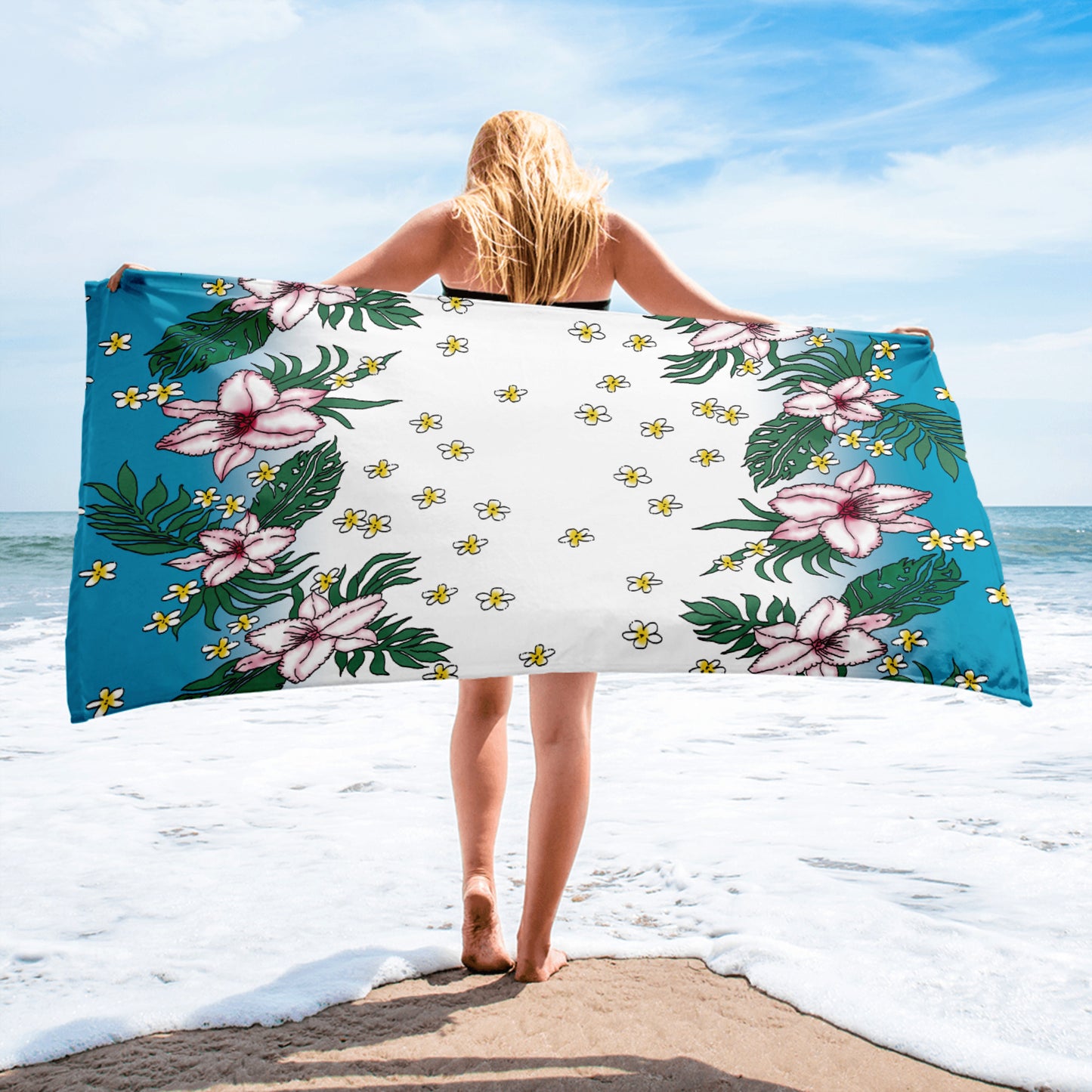 "Tropical Delight" Beach Towel