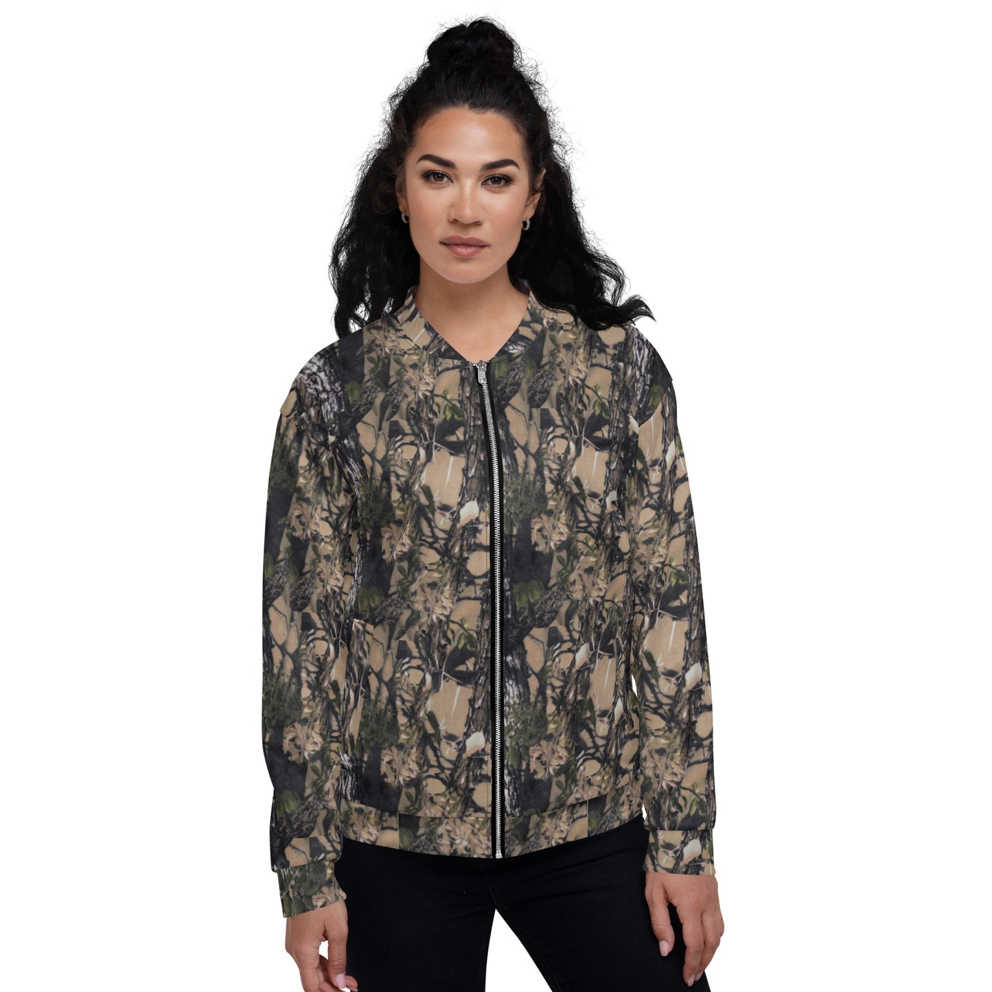 "Camouflage" Unisex Bomber Jacket