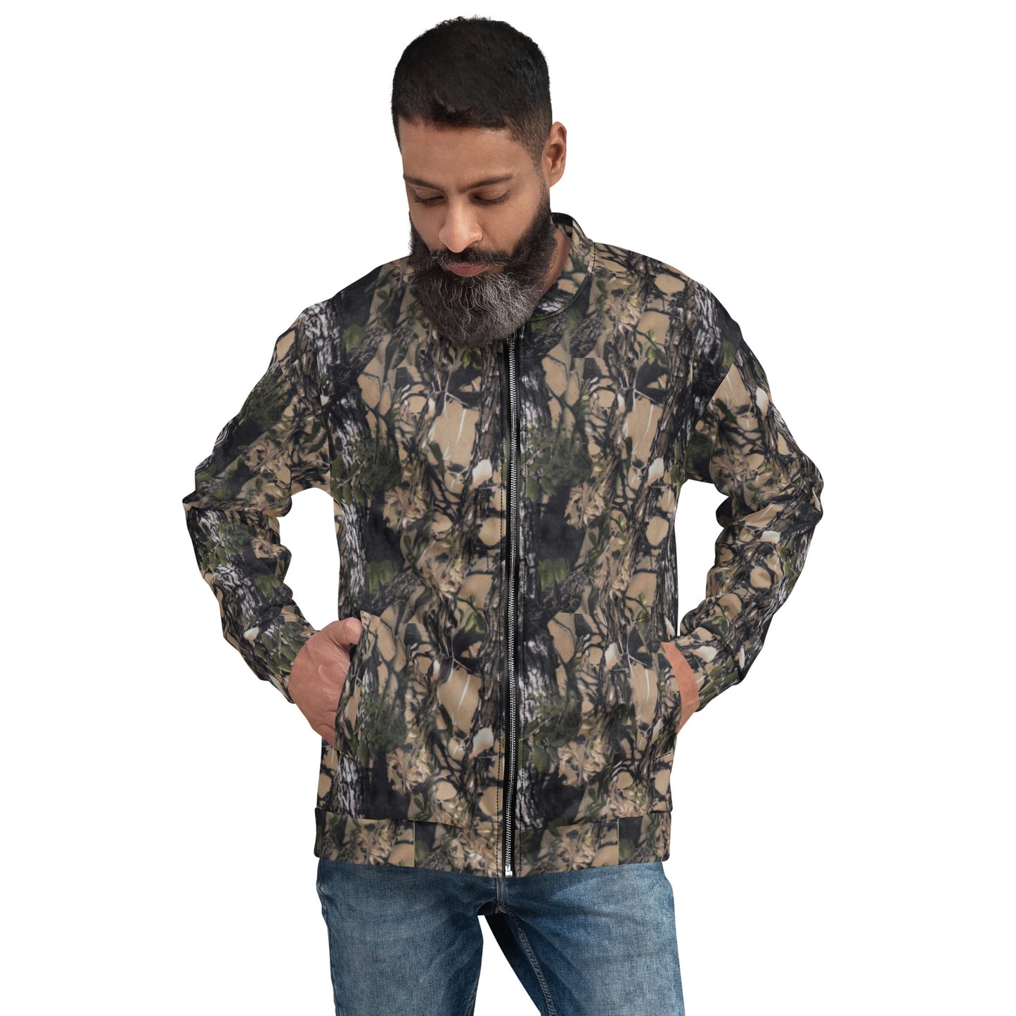 "Camouflage" Unisex Bomber Jacket