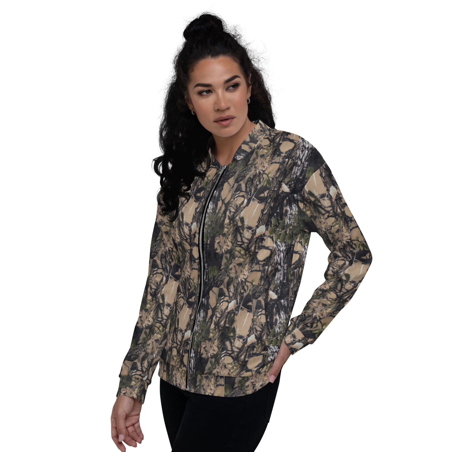 "Camouflage" Unisex Bomber Jacket