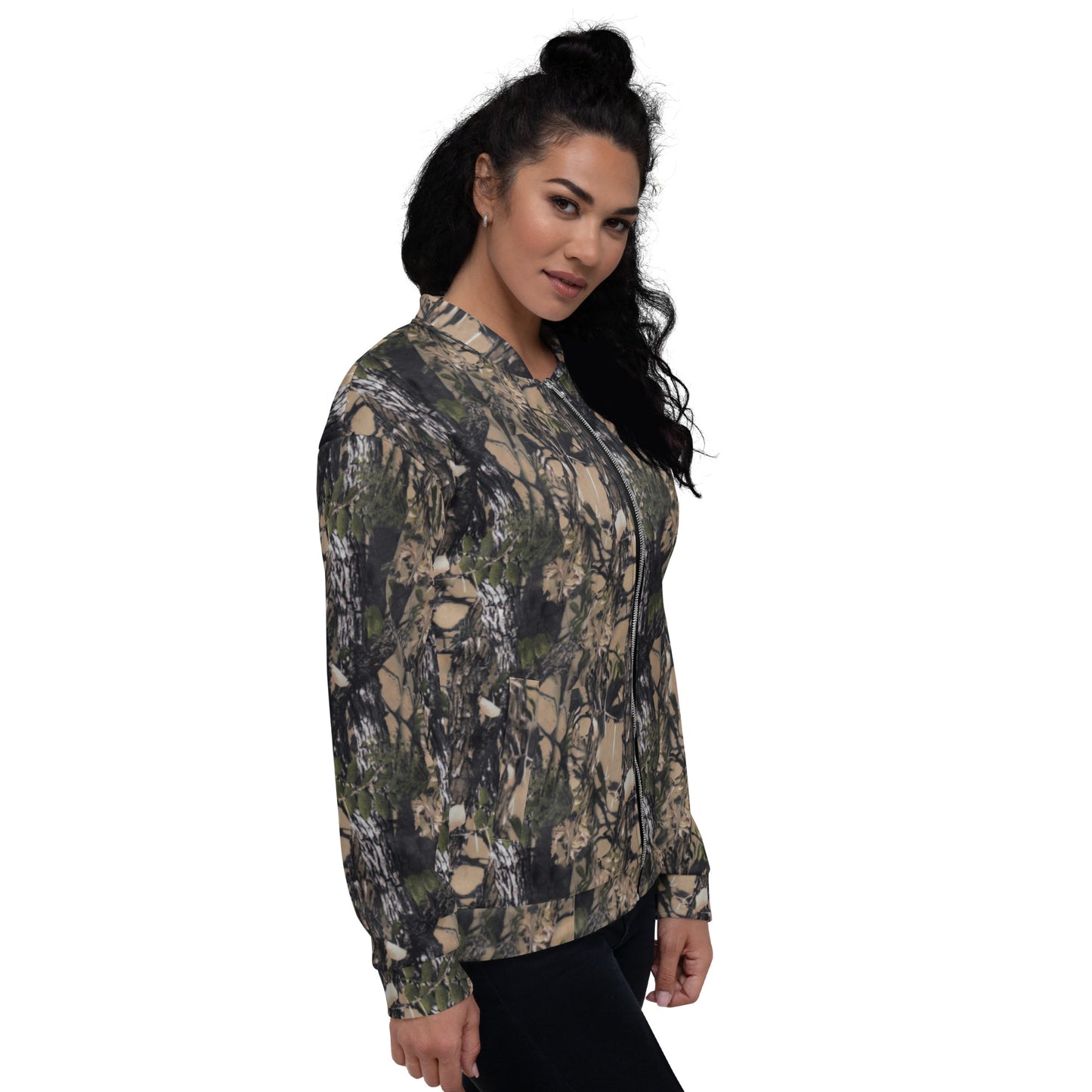 "Camouflage" Unisex Bomber Jacket