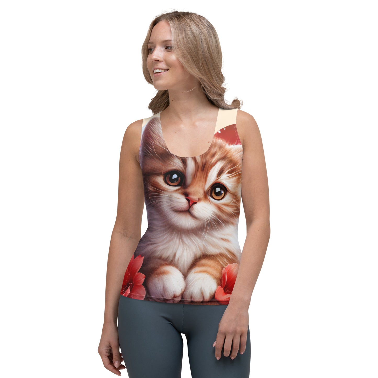 "Kool Cat #11" Sublimation Cut & Sew Tank Top