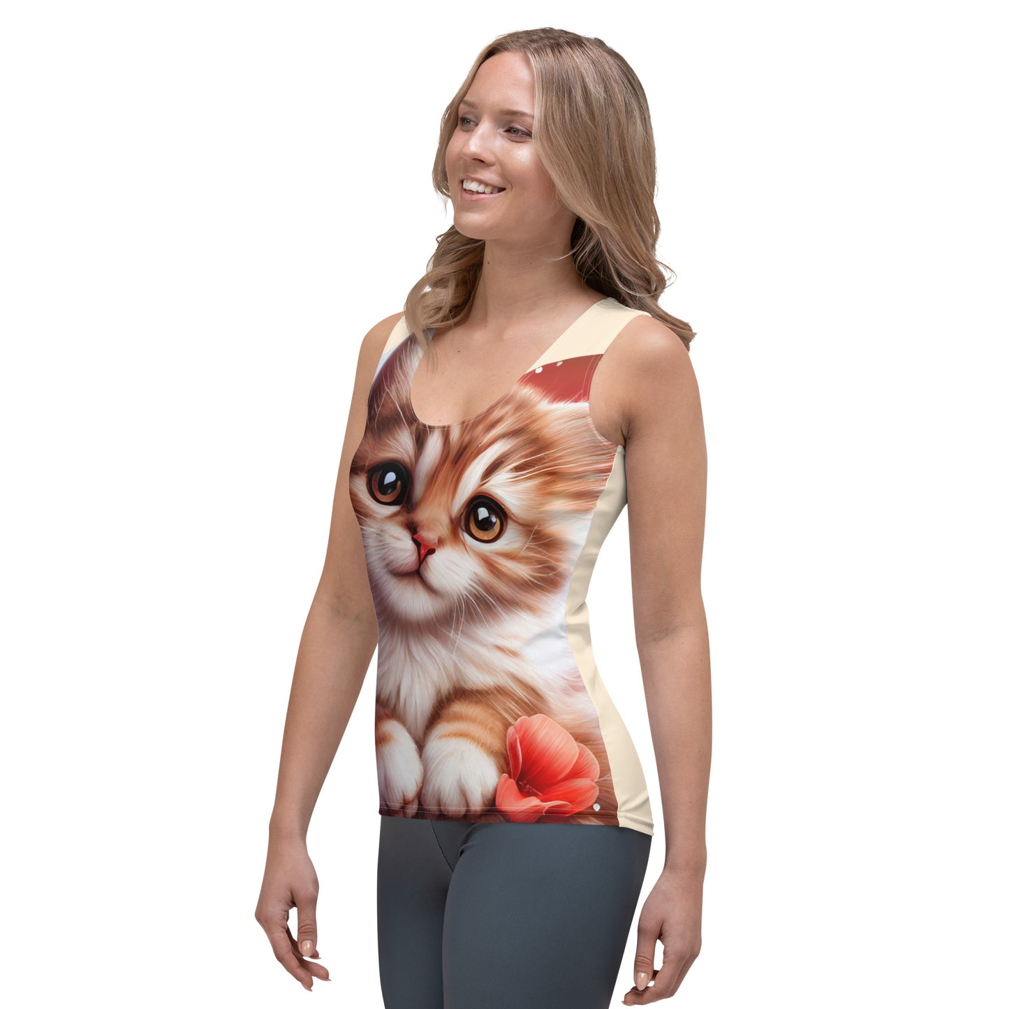 "Kool Cat #11" Sublimation Cut & Sew Tank Top