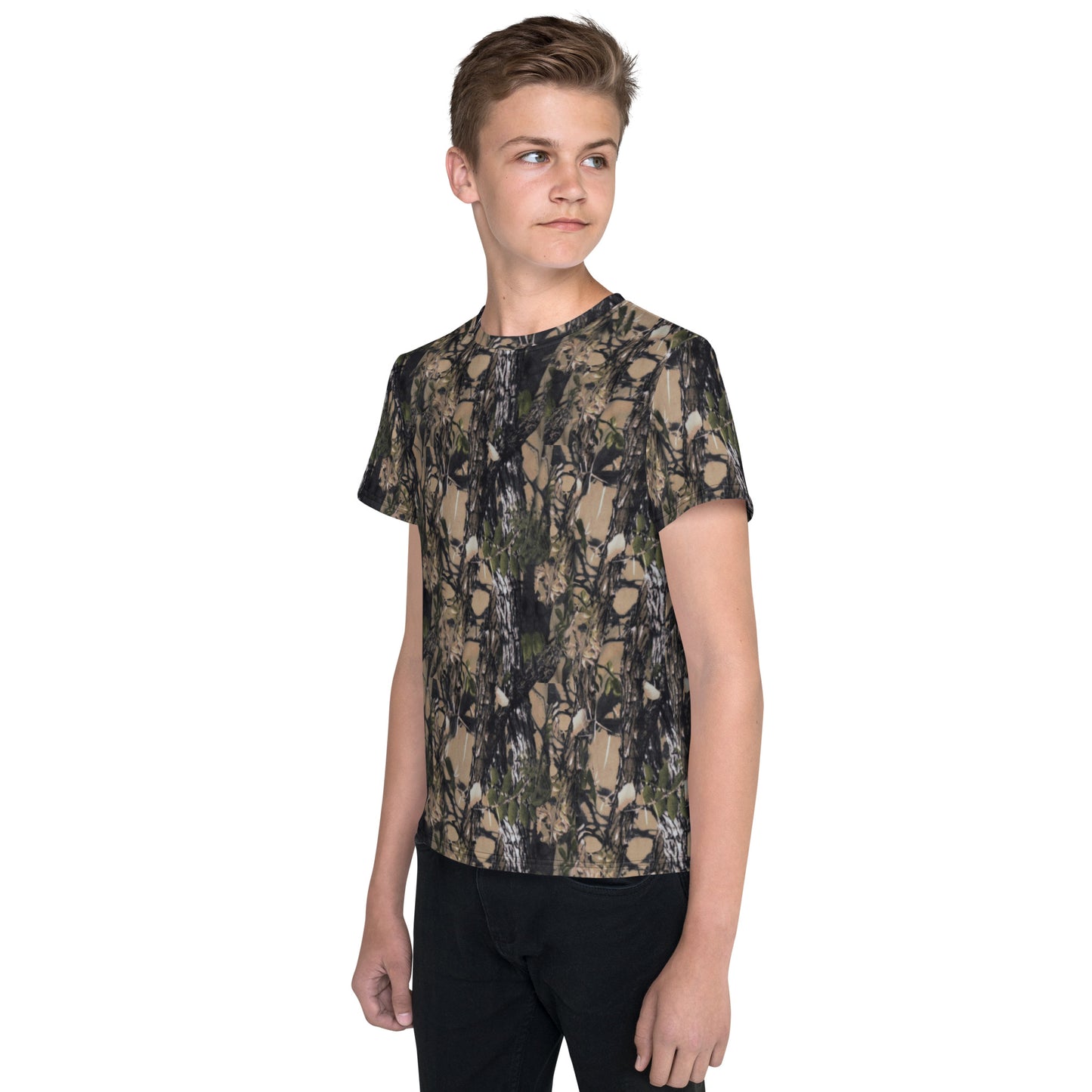 "Camouflage" Youth Crew Neck T-Shirt