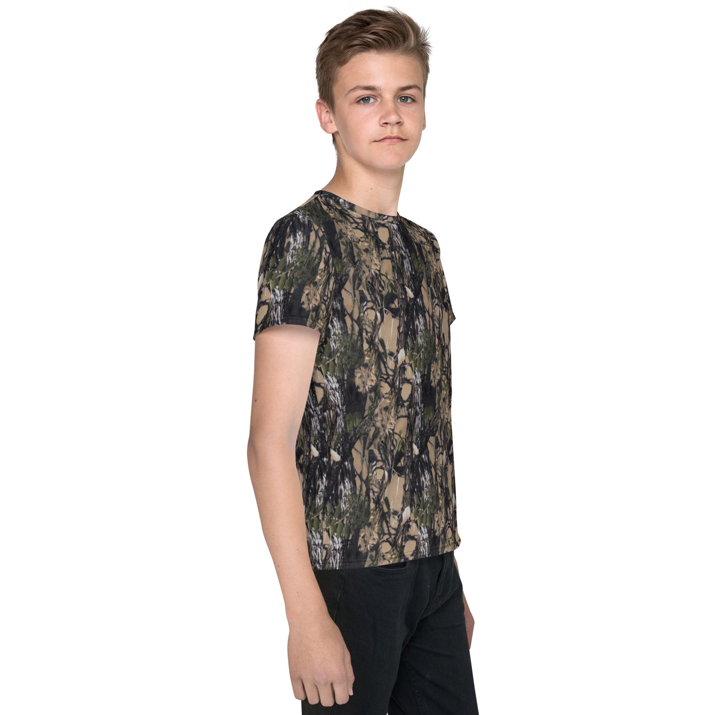 "Camouflage" Youth Crew Neck T-Shirt