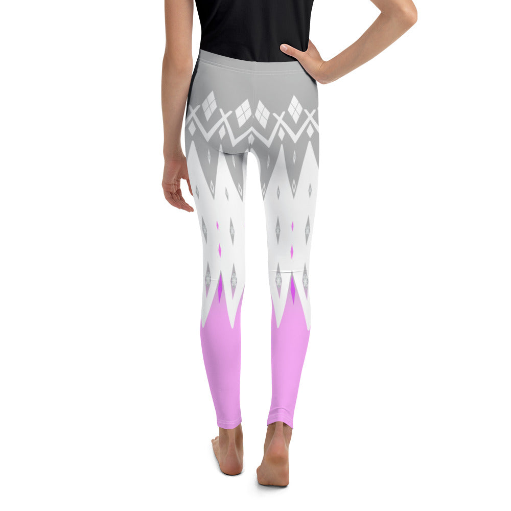 "Diamond Pink" Youth Leggings