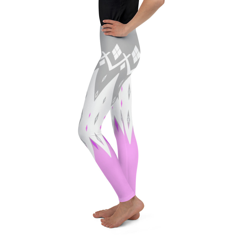 "Diamond Pink" Youth Leggings