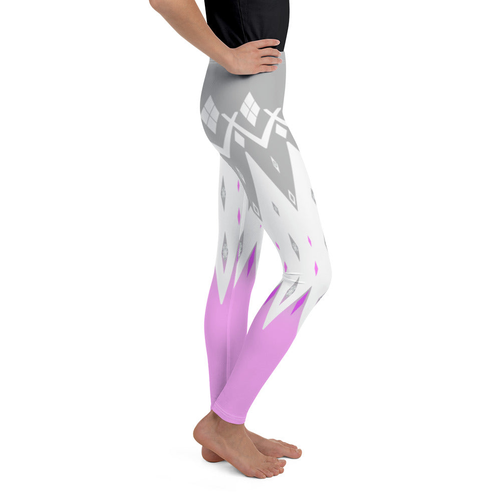 "Diamond Pink" Youth Leggings