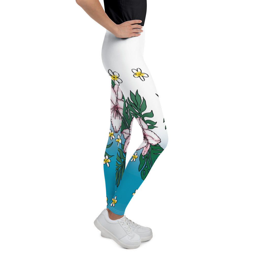 "Tropical Delight" Youth Leggings