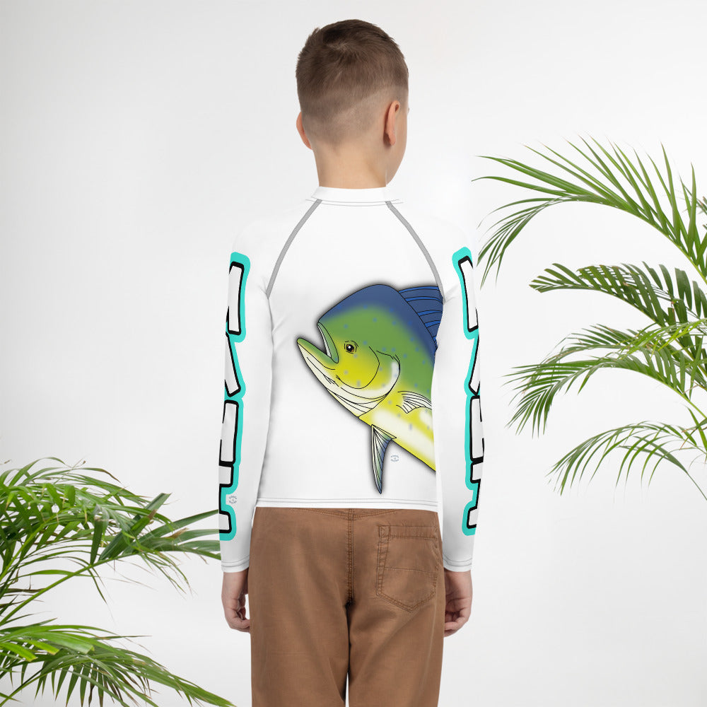 "Mahi Mahi" All Over Print Youth Rash Guard