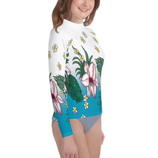 "Tropical Delight" Youth Rash Guard