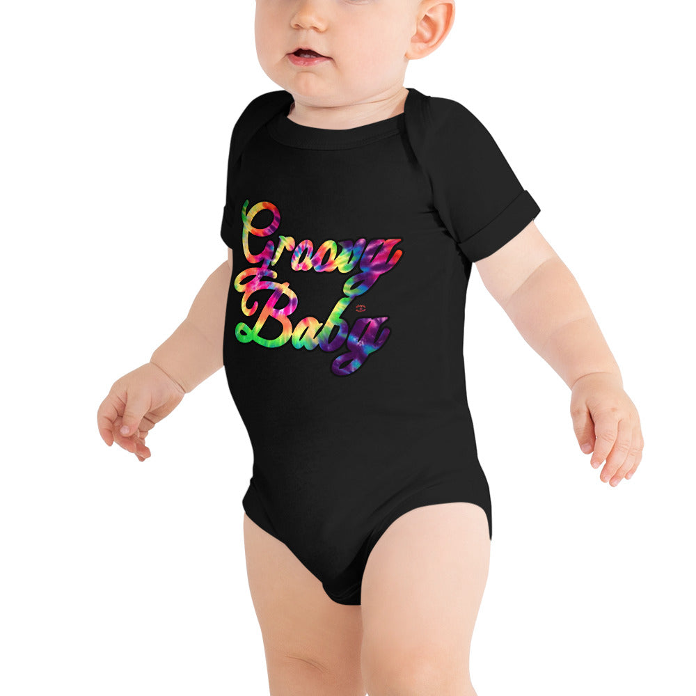 "Groovy Baby" Baby short sleeve one piece