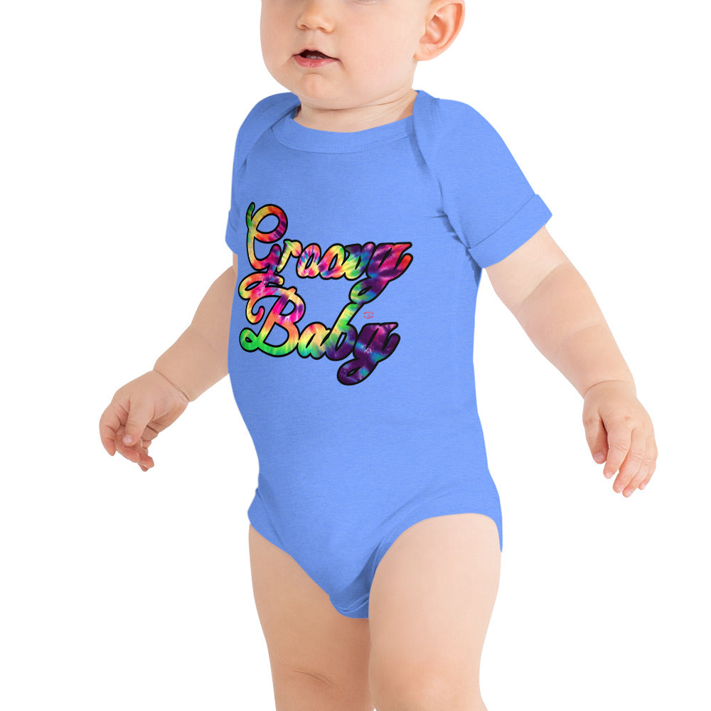 "Groovy Baby" Baby short sleeve one piece