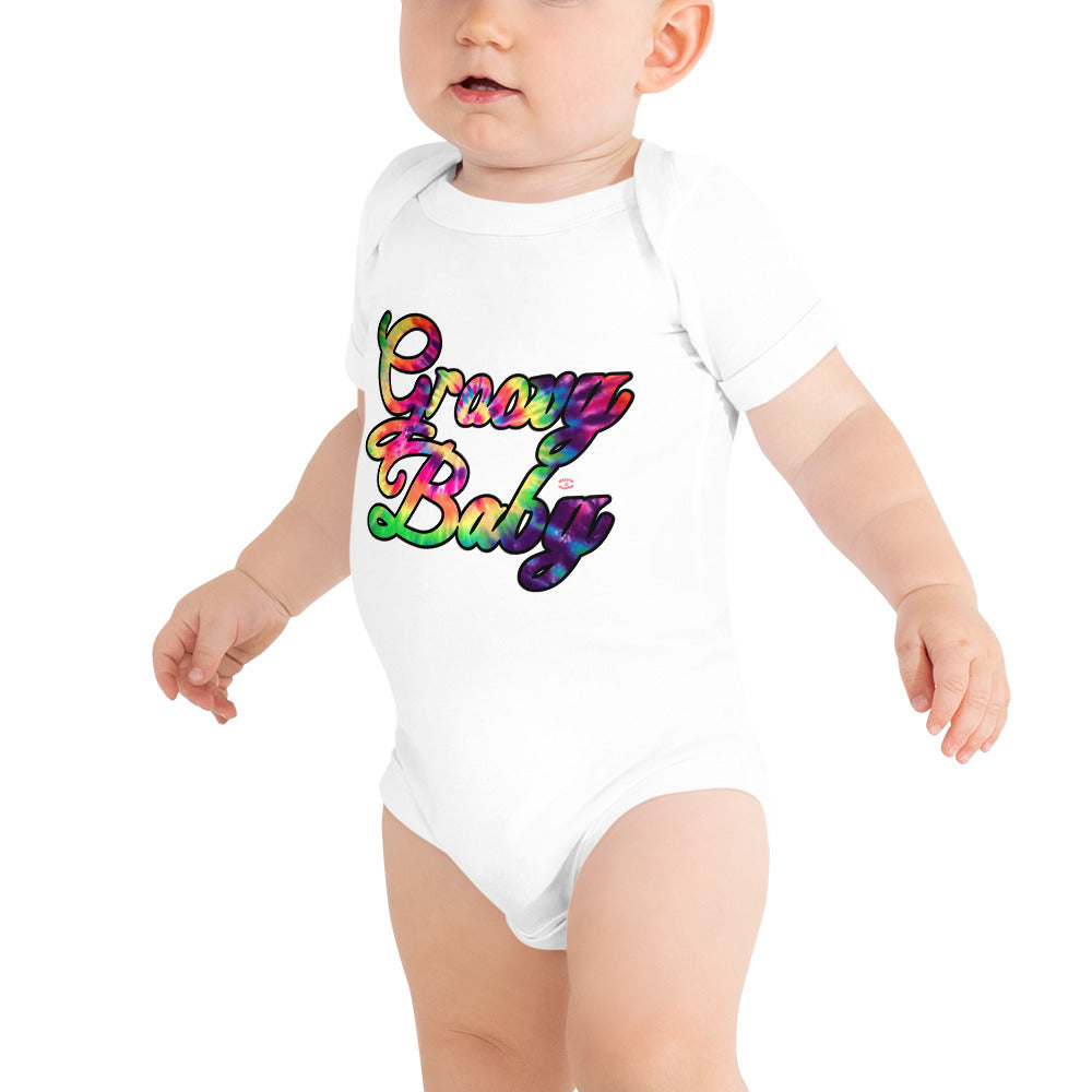 "Groovy Baby" Baby short sleeve one piece