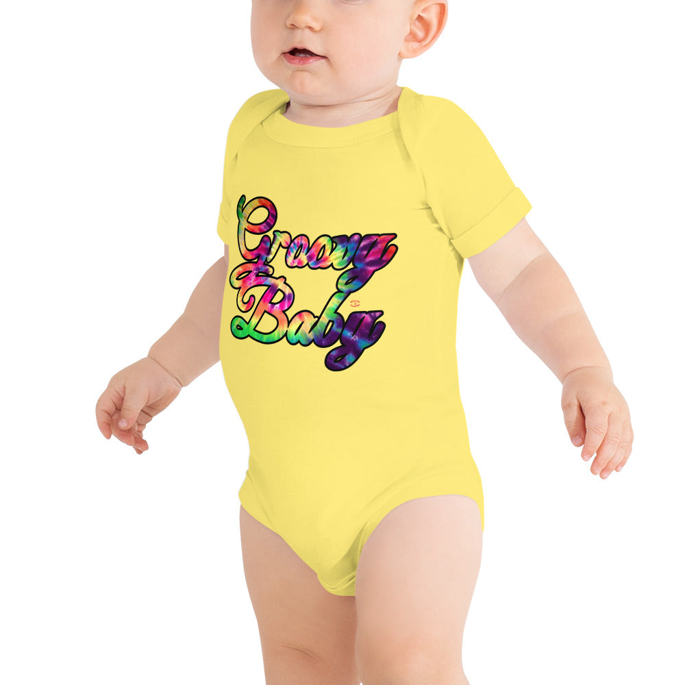 "Groovy Baby" Baby short sleeve one piece