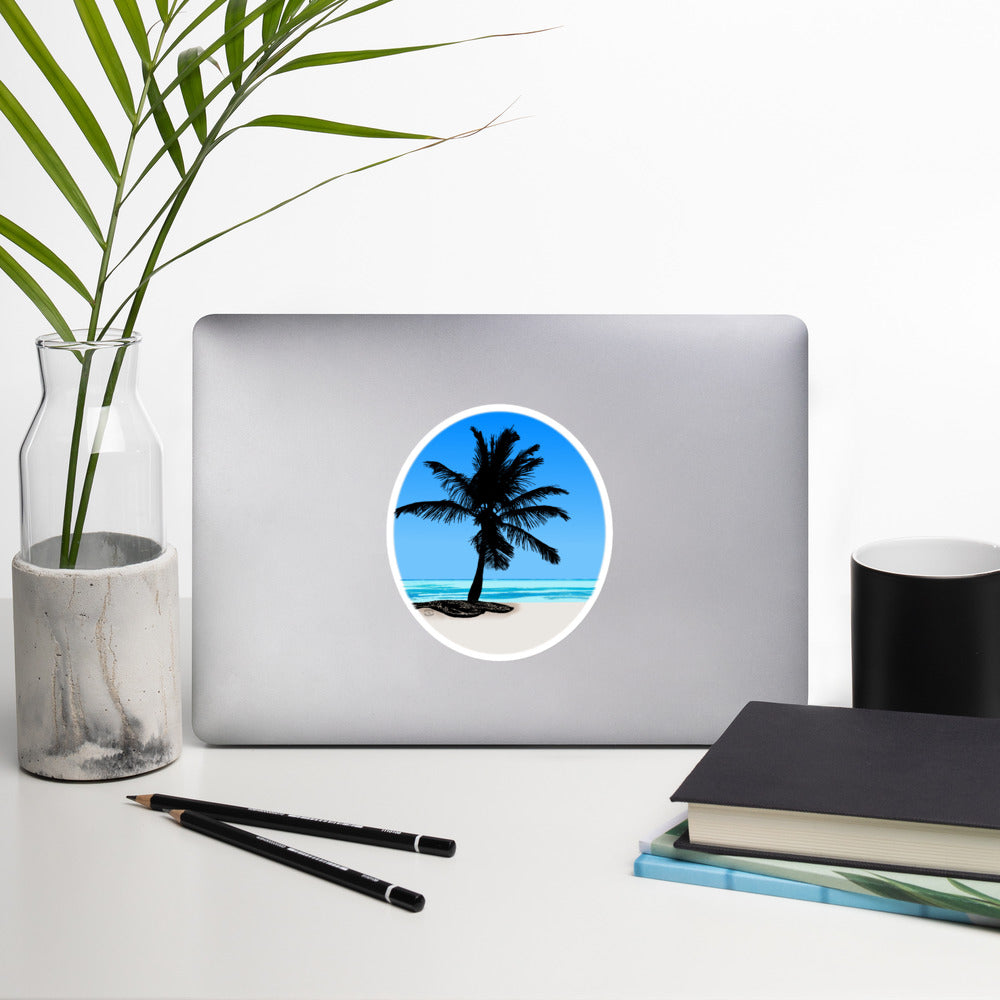 "The Beach 2" Bubble-Free Stickers
