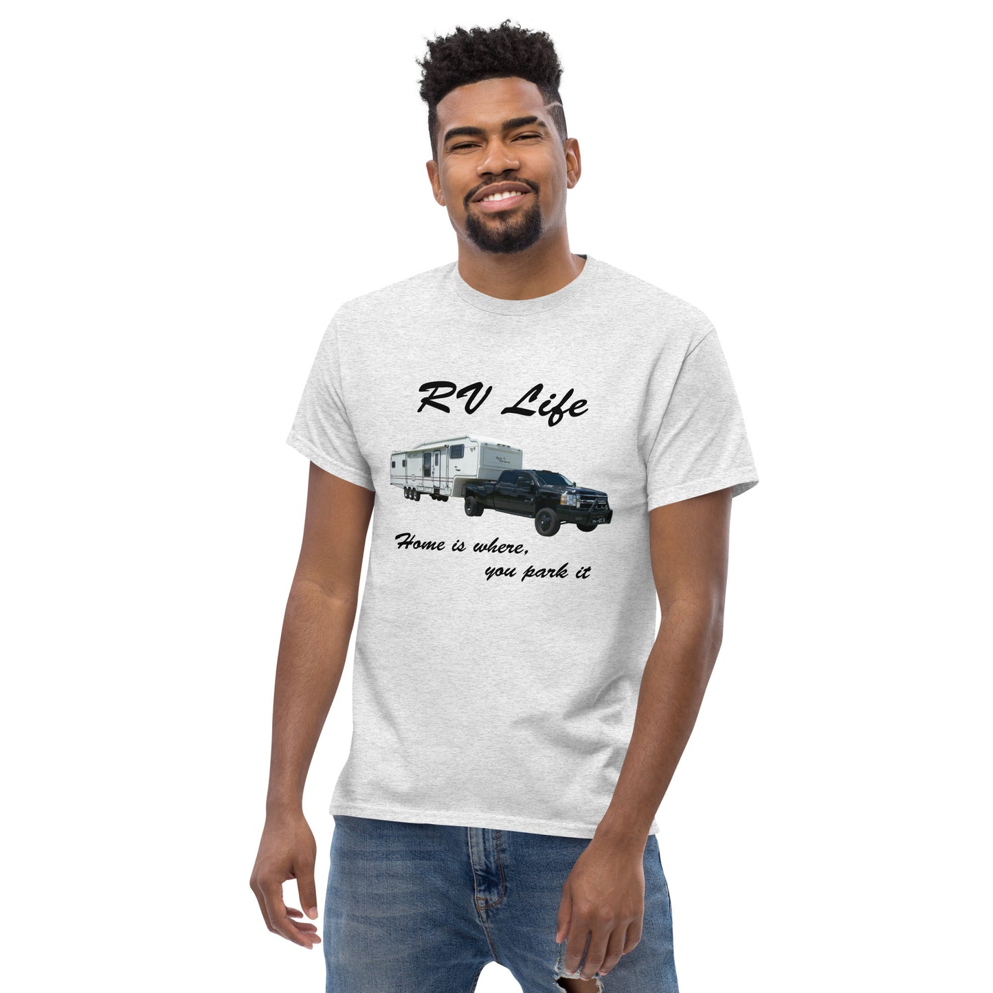 "RV Life - Home Is Where You Park It" Men's Classic Tee