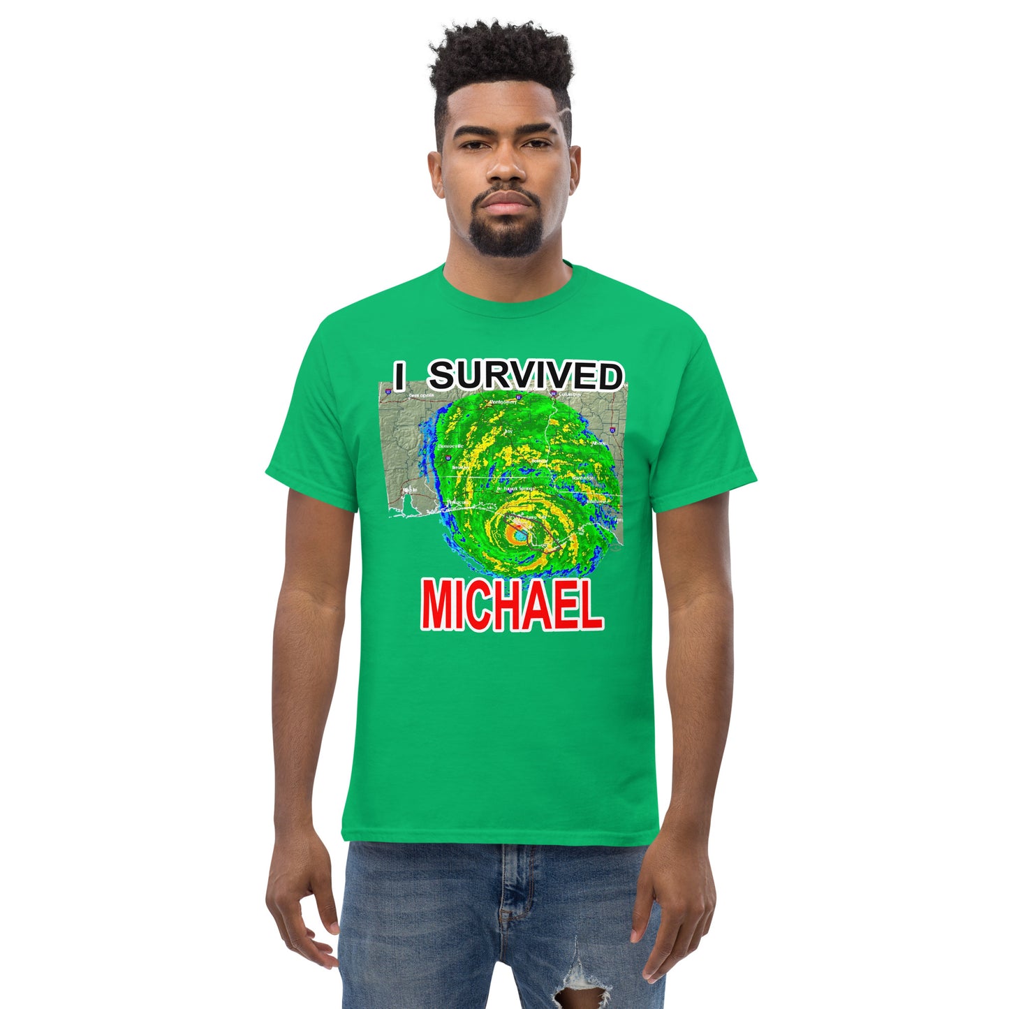 "I Survived Hurricane Michael" Men's Classic Tee