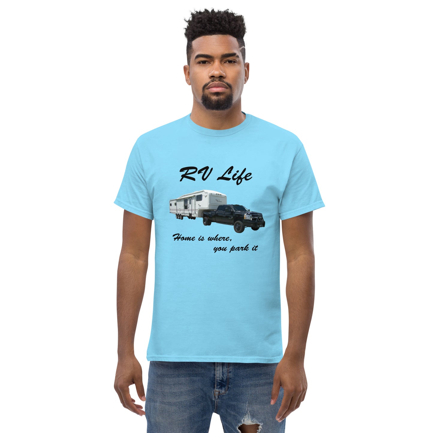 "RV Life - Home Is Where You Park It" Men's Classic Tee