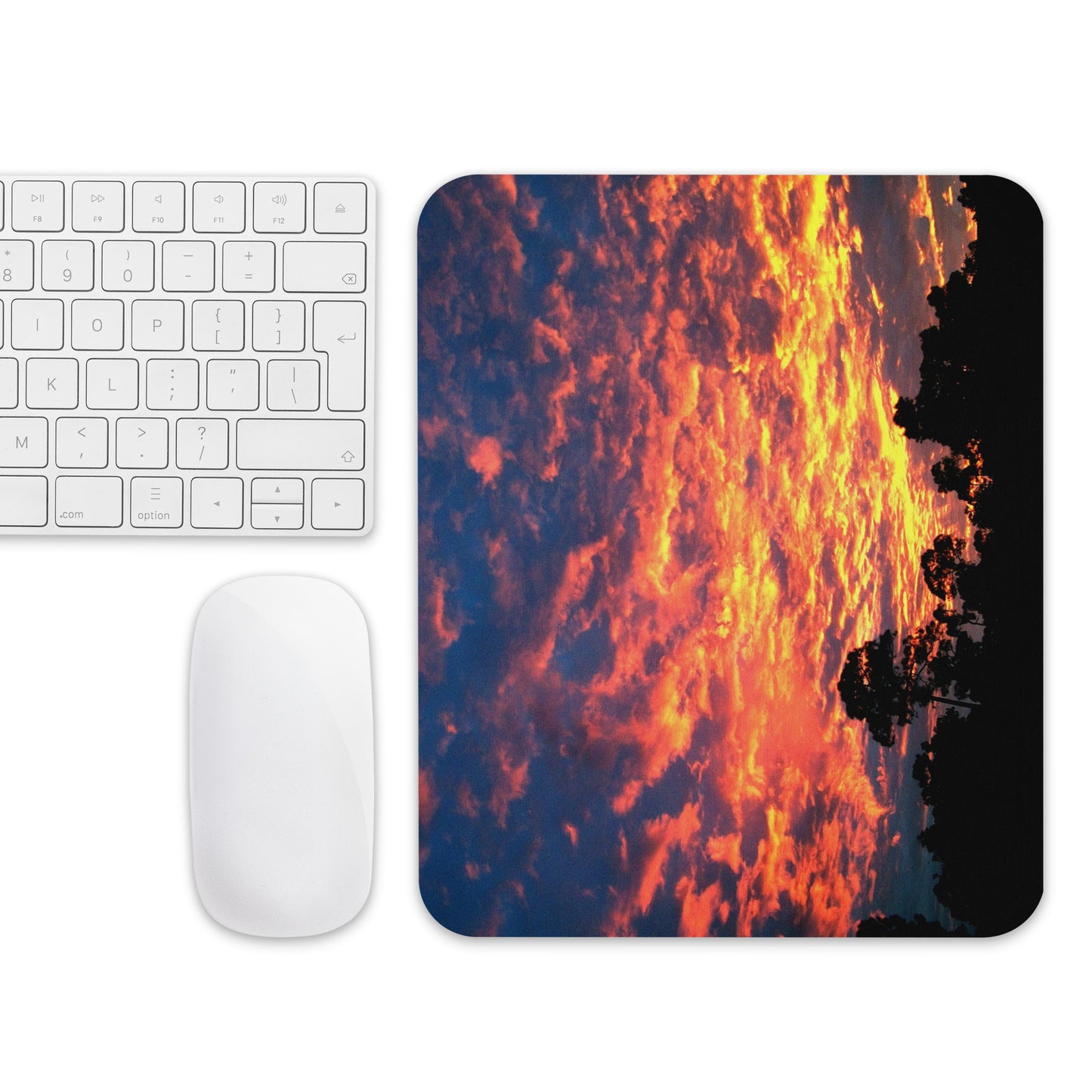 "Flaming Sunrise/Sunset" Mouse Pad