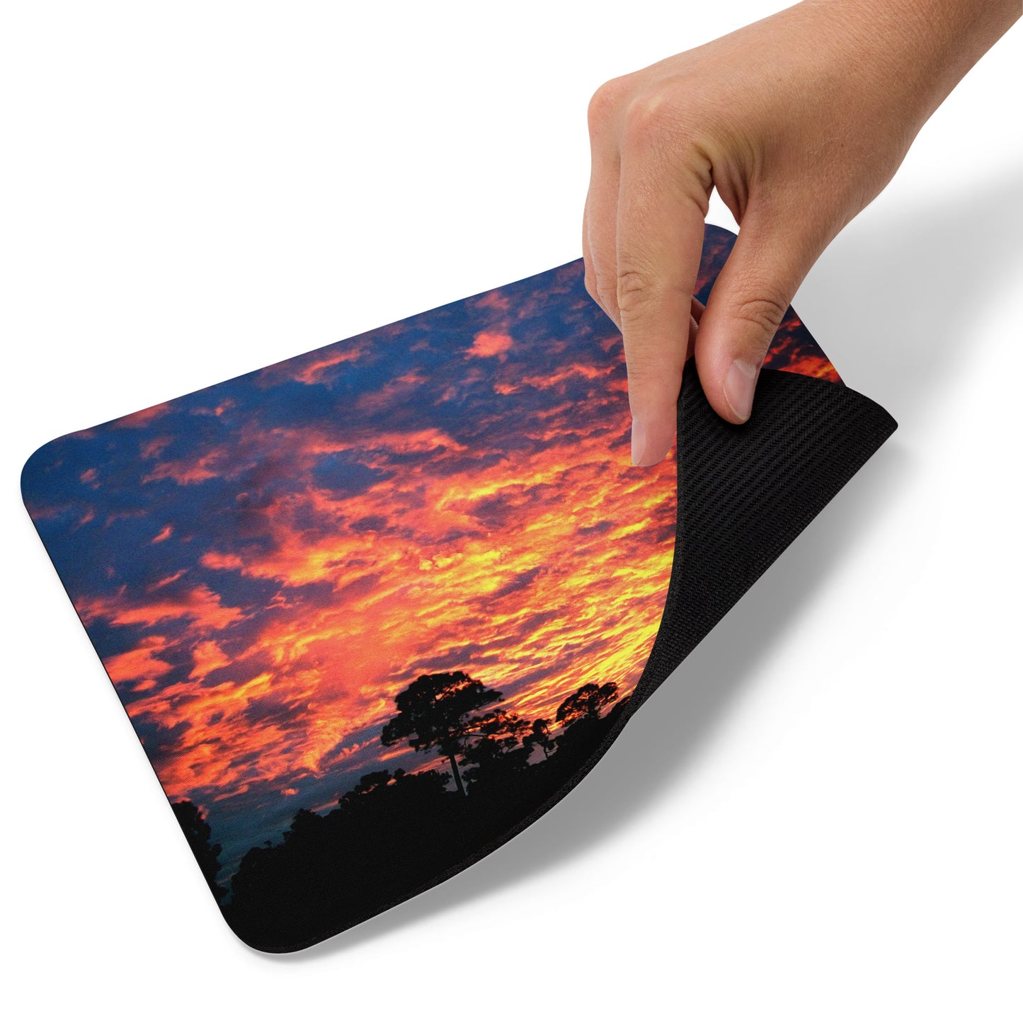 "Flaming Sunrise/Sunset" Mouse Pad