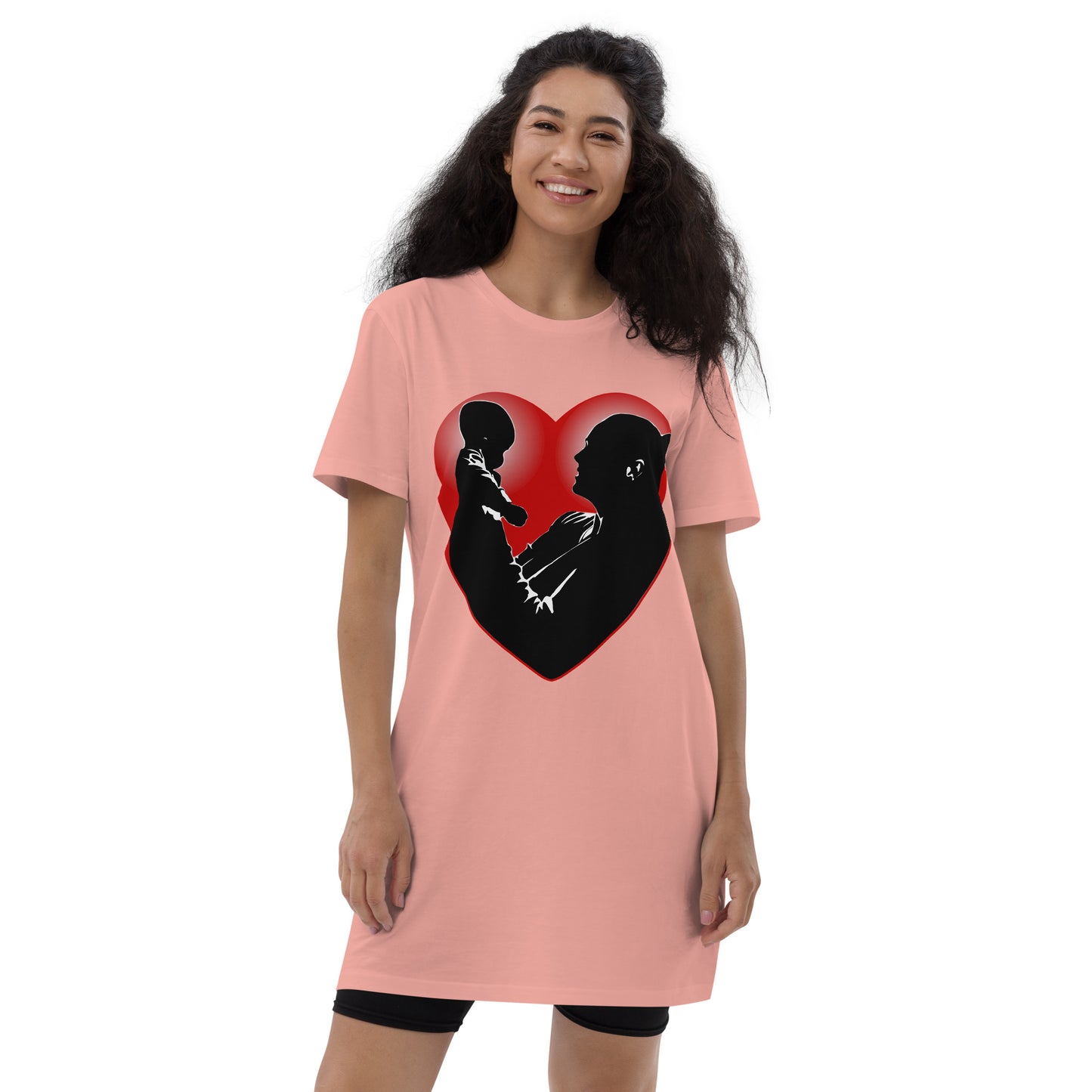 "Mother and Baby" Organic Cotton T-Shirt Dress