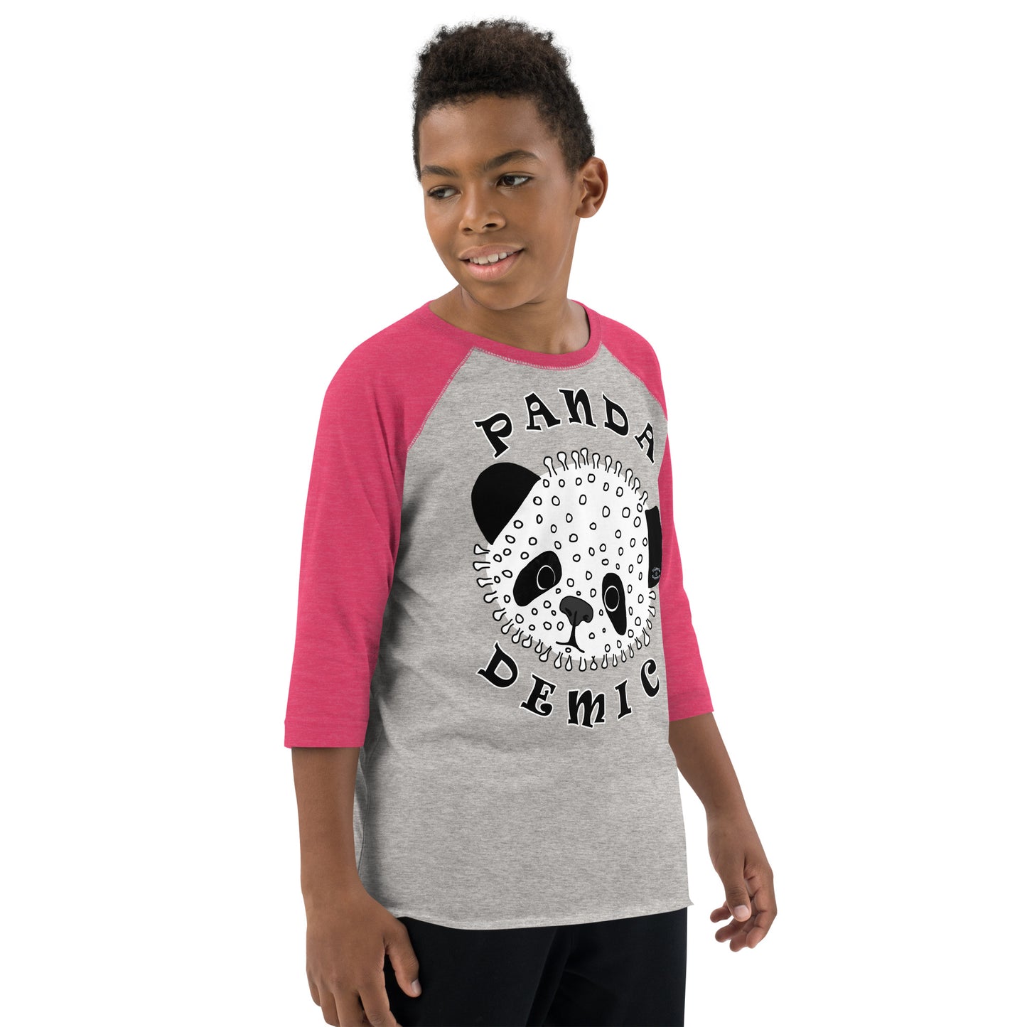 "Panda-Demic" Youth Baseball Shirt