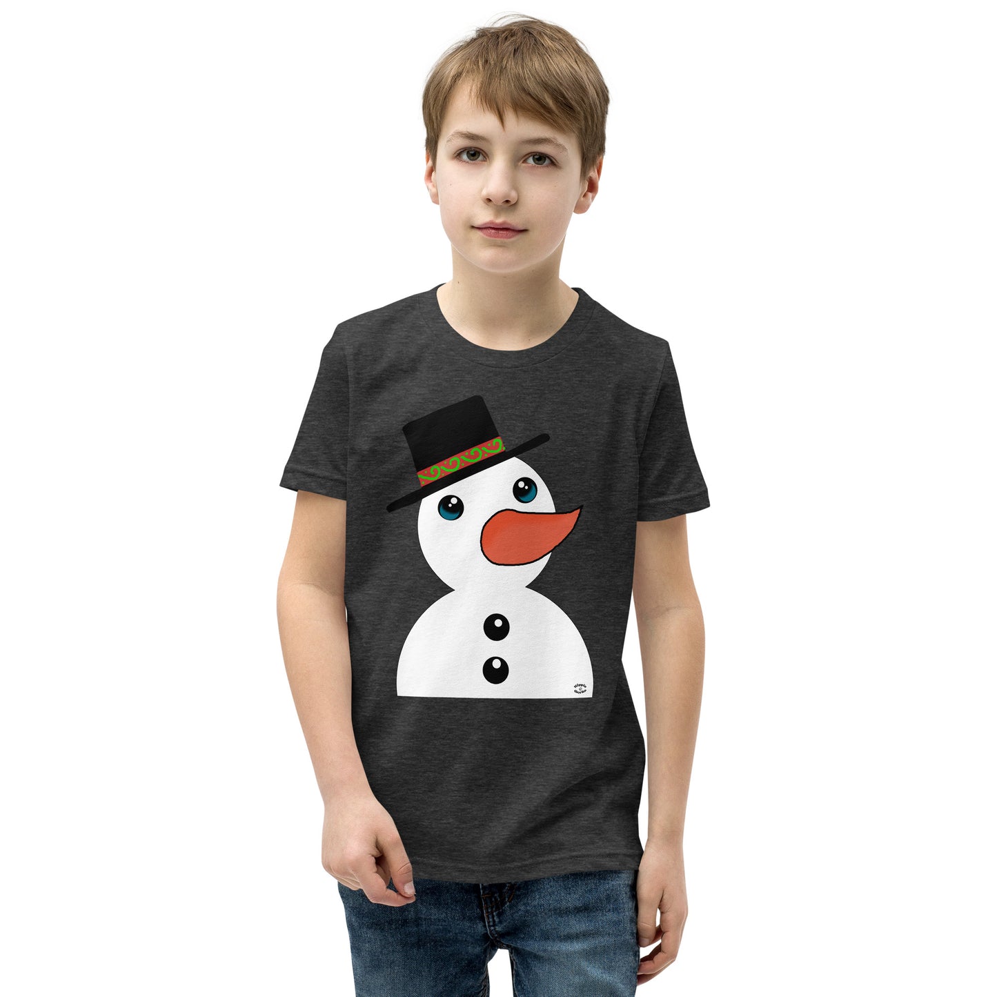 "The Snowman" Youth Short Sleeve T-Shirt